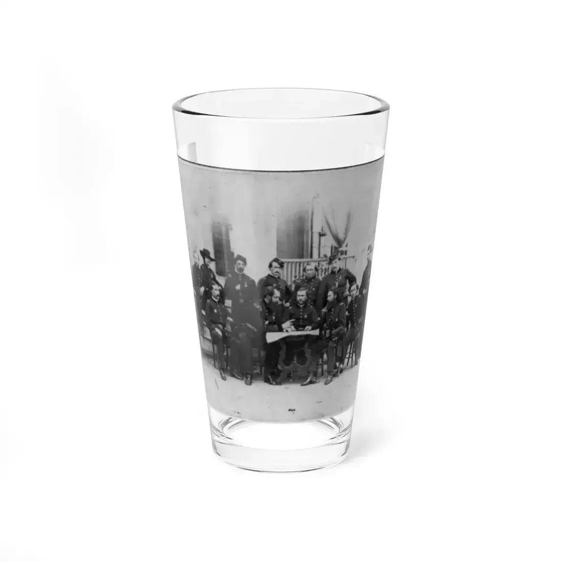 John W. Geary And Staff In Atlanta (U.S. Civil War) Pint Glass 16oz 16oz - Go Mug Yourself