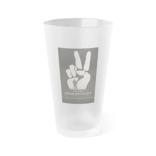 JOHNNY GOT HIS GUN 1971 Movie Poster - Frosted Pint Glass 16oz 16oz Frosted - Go Mug Yourself
