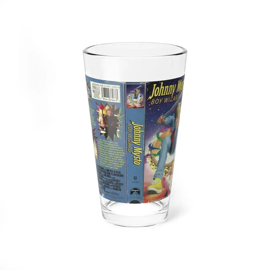 JOHNNY MYSTO BOY WIZARD (VHS COVER) Pint Glass 16oz 16oz - Go Mug Yourself
