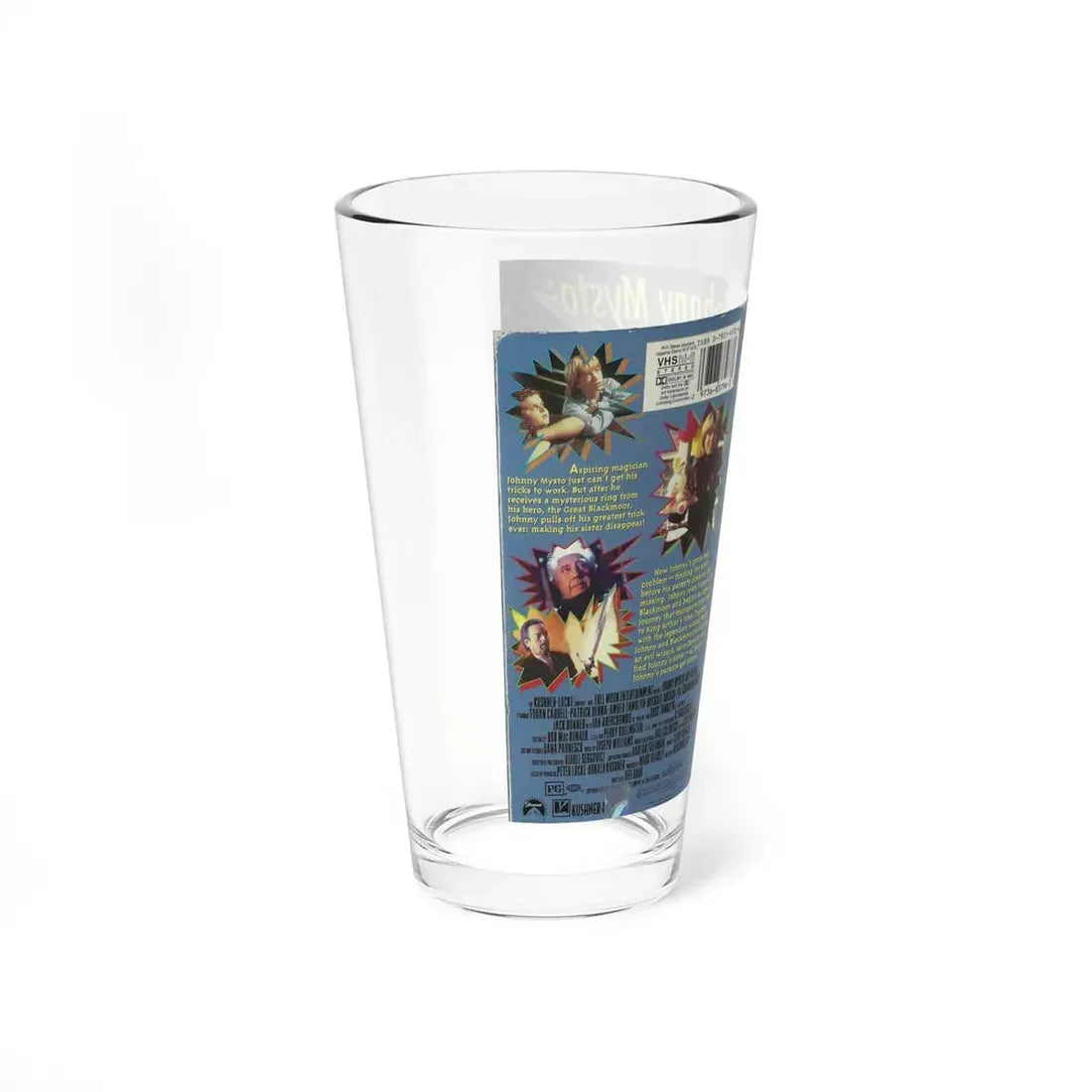 JOHNNY MYSTO BOY WIZARD (VHS COVER) Pint Glass 16oz - Go Mug Yourself