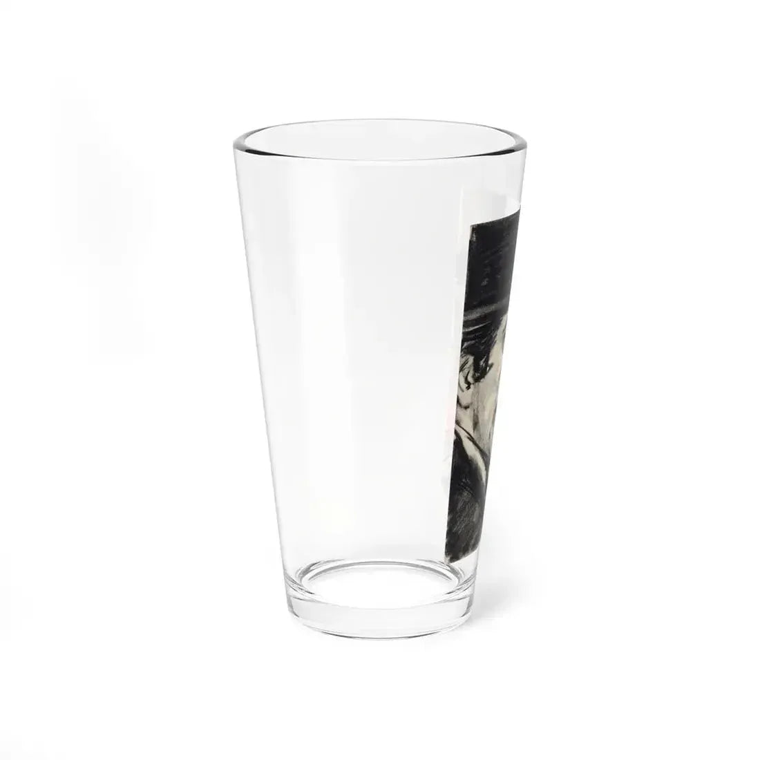 Johnny Sixgun Preliminary Paperback Cover Illustration Original Art (c. 1959) - Pint Glass 16oz - Go Mug Yourself