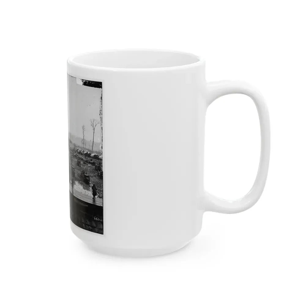 Johnsonville, Tenn. Camp Of Tennessee Colored Battery (U.S. Civil War) White Coffee Mug - Go Mug Yourself