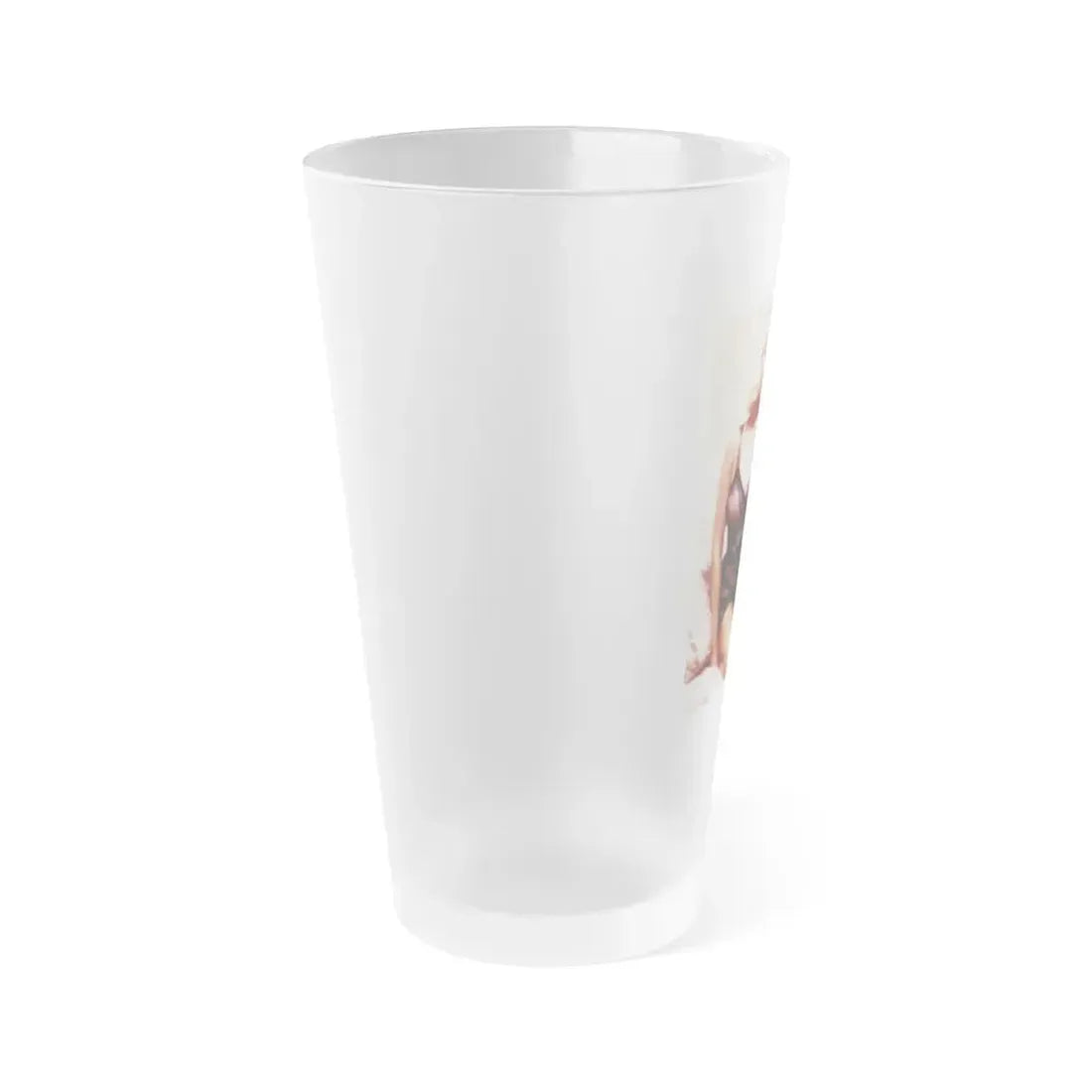 Joi Lansing #01 (Vintage Female Icon) Frosted Pint Glass 16oz - Go Mug Yourself