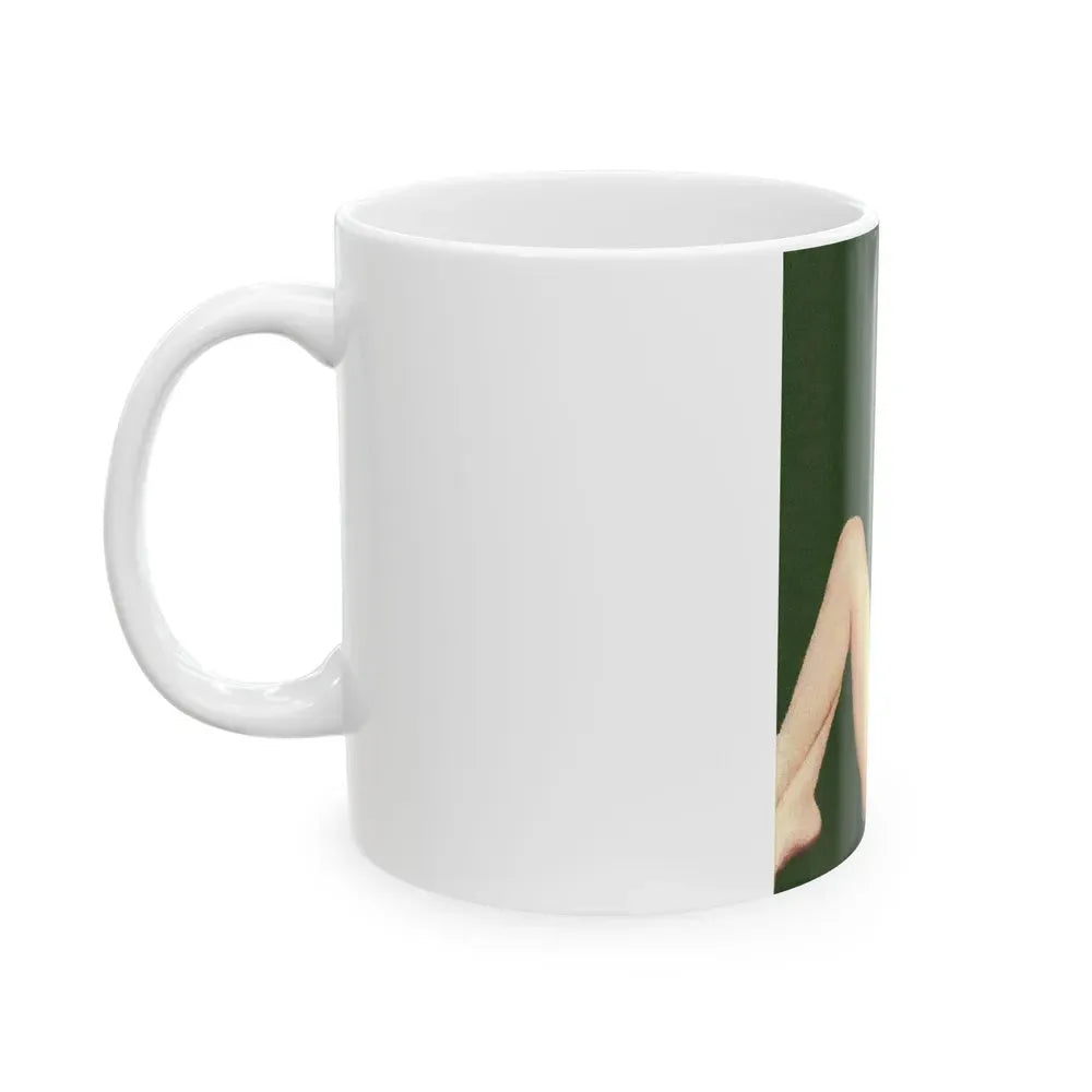 Joi Lansing #101 (Vintage Female Icon) White Coffee Mug - Go Mug Yourself