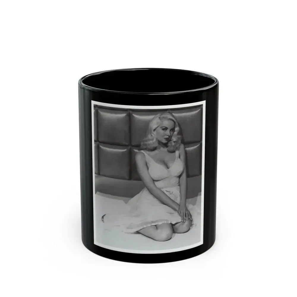 Joi Lansing #102 (Vintage Female Icon) Black Coffee Mug 11oz - Go Mug Yourself