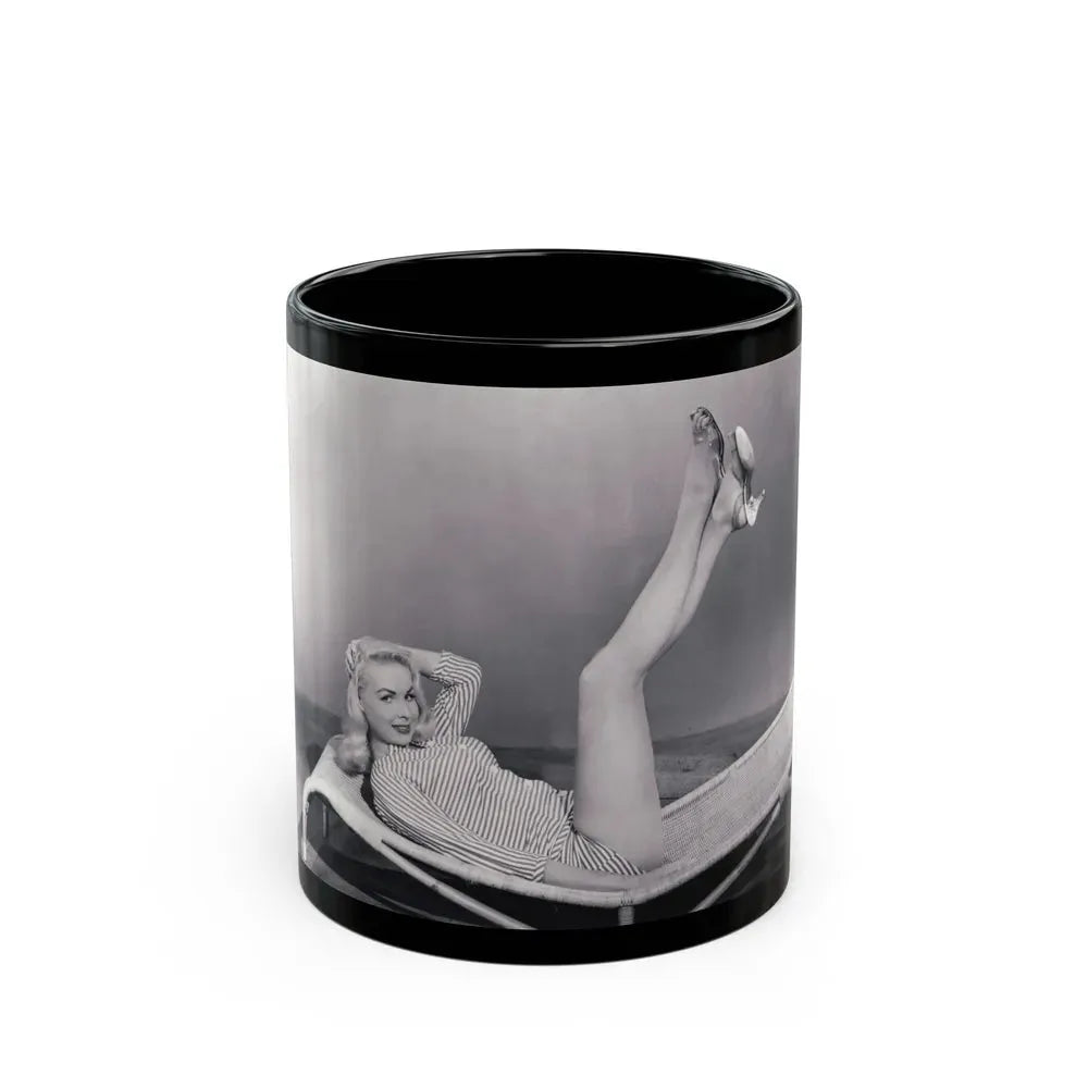 Joi Lansing #175 (Vintage Female Icon) Black Coffee Mug 11oz - Go Mug Yourself