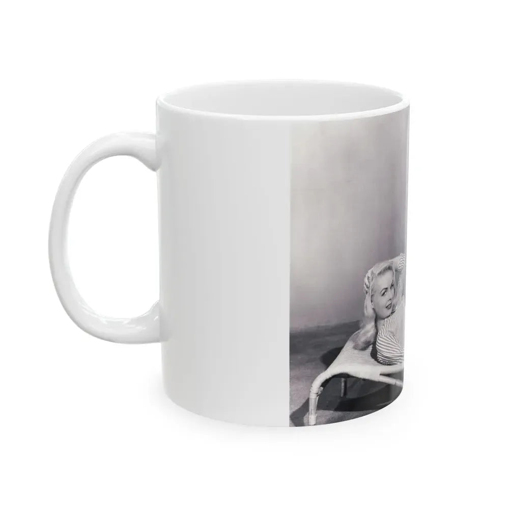 Joi Lansing #175 (Vintage Female Icon) White Coffee Mug - Go Mug Yourself