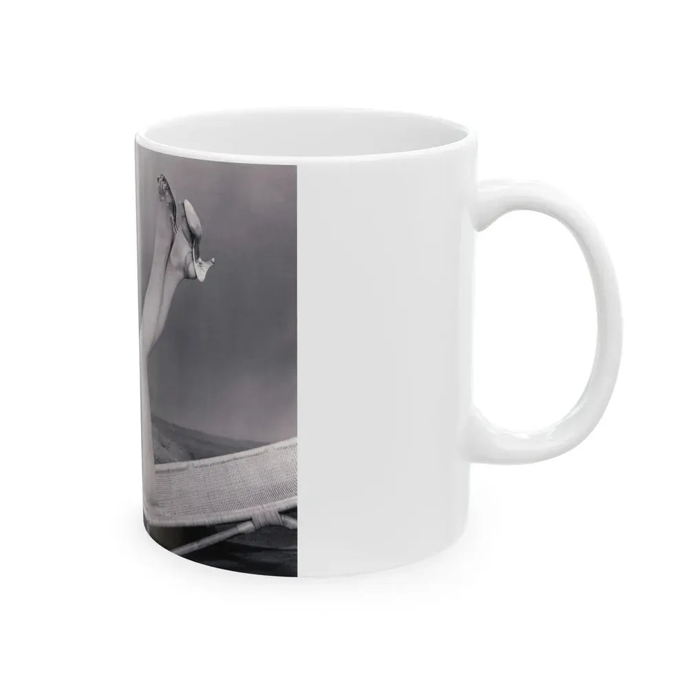 Joi Lansing #175 (Vintage Female Icon) White Coffee Mug - Go Mug Yourself