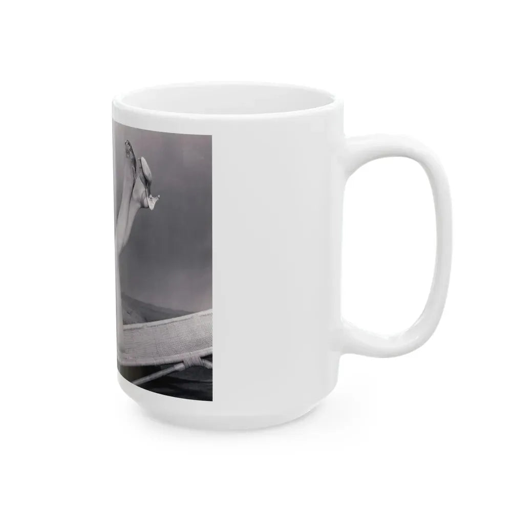 Joi Lansing #175 (Vintage Female Icon) White Coffee Mug - Go Mug Yourself