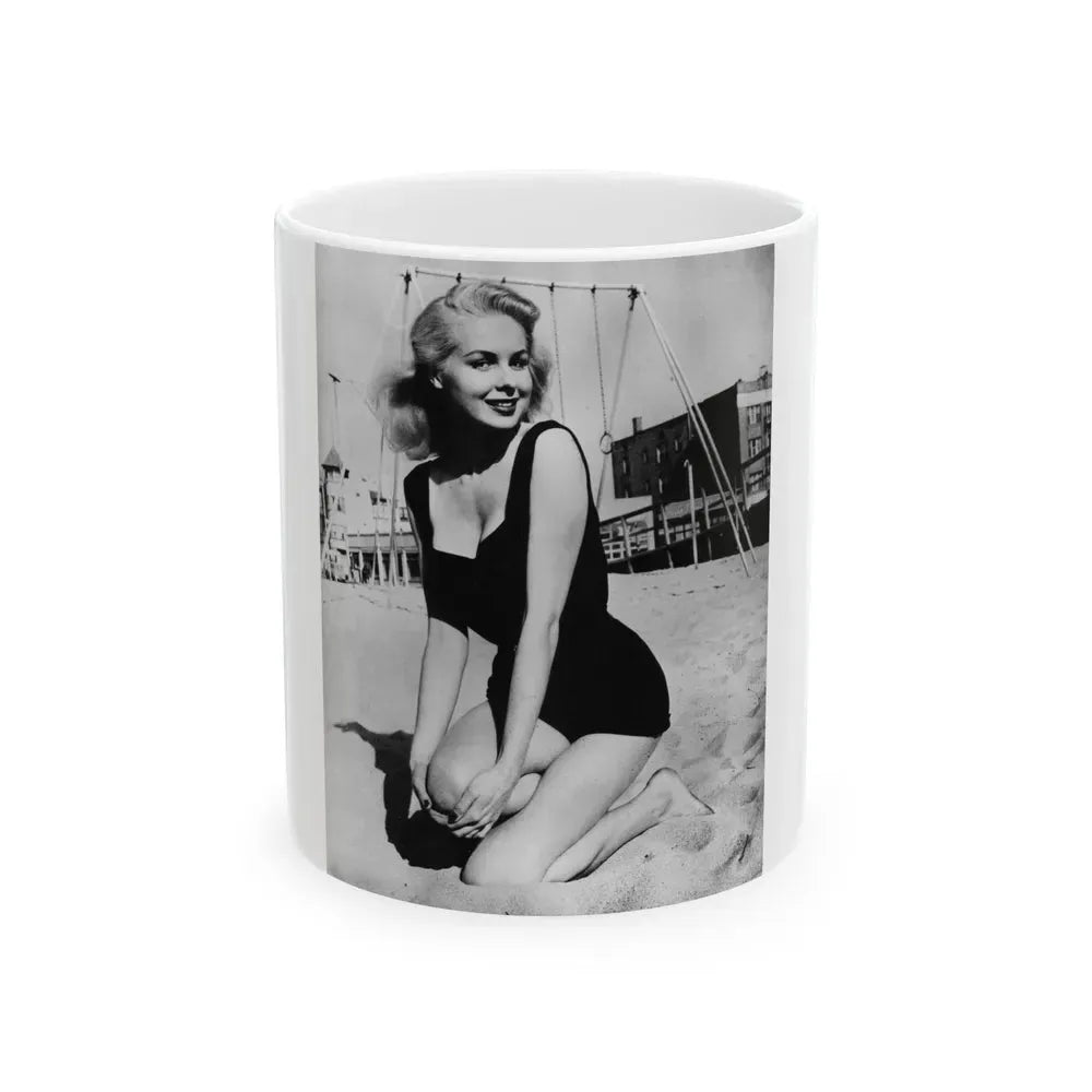 Joi Lansing #176 (Vintage Female Icon) White Coffee Mug 11oz - Go Mug Yourself