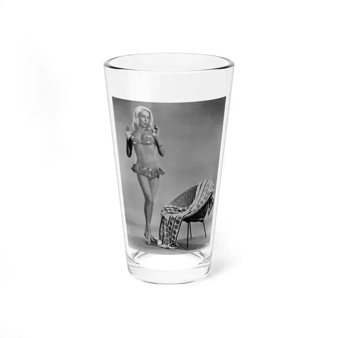 Joi Lansing #177 (Vintage Female Icon) Pint Glass 16oz 16oz - Go Mug Yourself