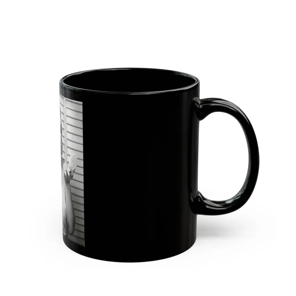 Joi Lansing #182 (Vintage Female Icon) Black Coffee Mug - Go Mug Yourself