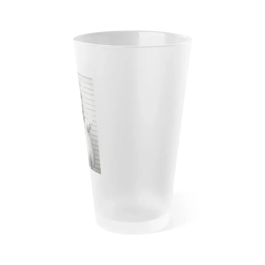 Joi Lansing #182 (Vintage Female Icon) Frosted Pint Glass 16oz - Go Mug Yourself