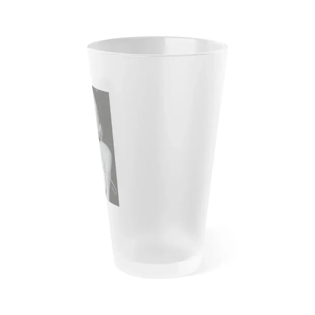Joi Lansing #183 (Vintage Female Icon) Frosted Pint Glass 16oz - Go Mug Yourself