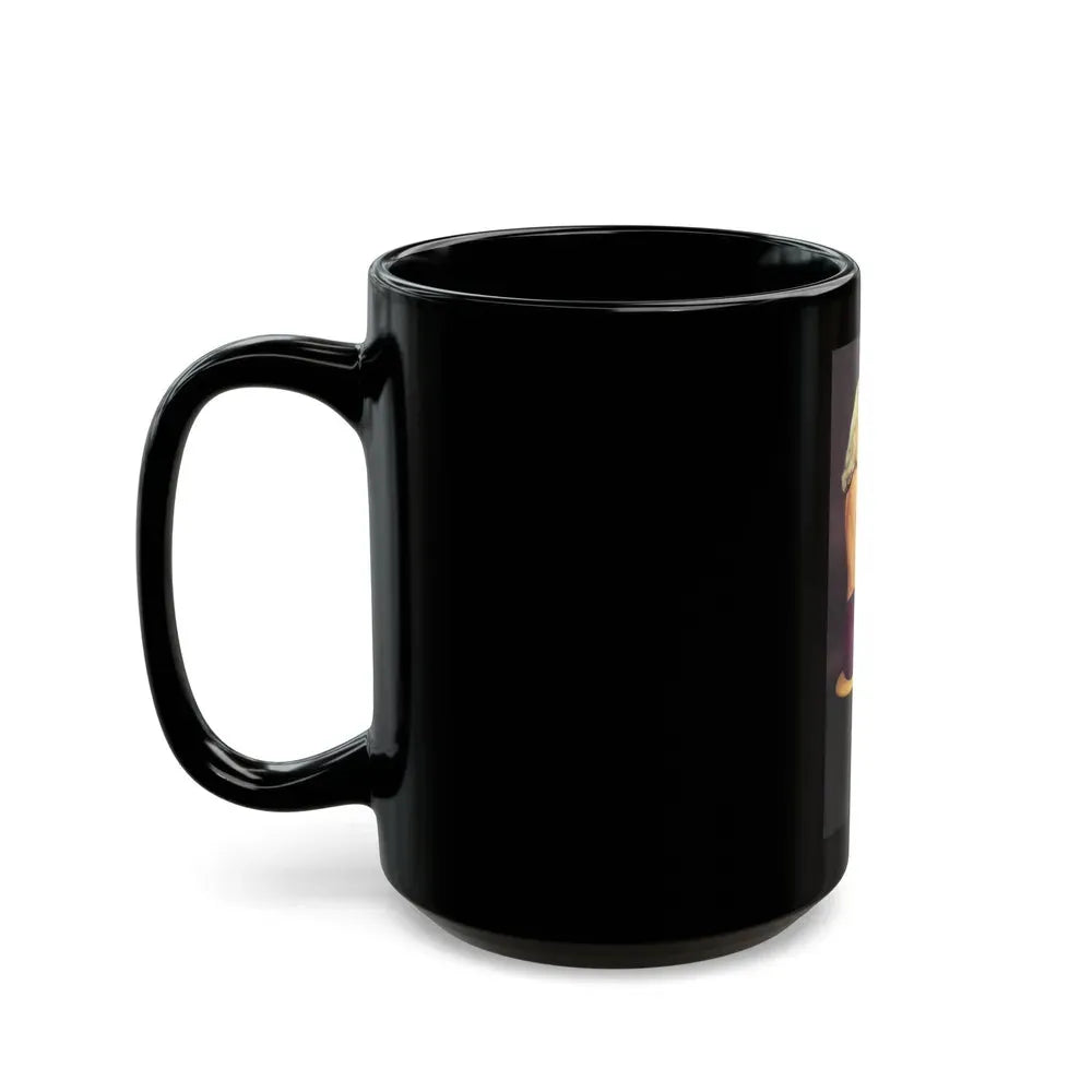 Joi Lansing #186 (Vintage Female Icon) Black Coffee Mug - Go Mug Yourself
