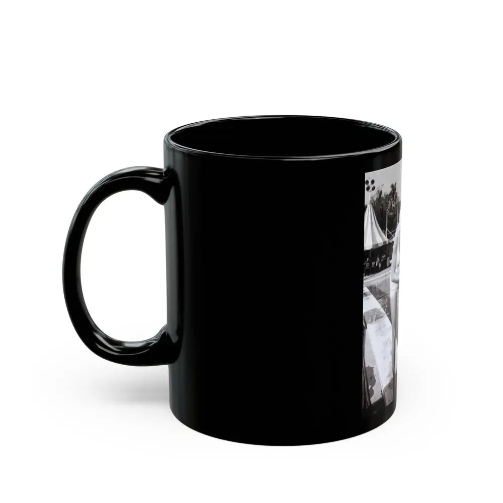 Joi Lansing #192 (Vintage Female Icon) Black Coffee Mug - Go Mug Yourself