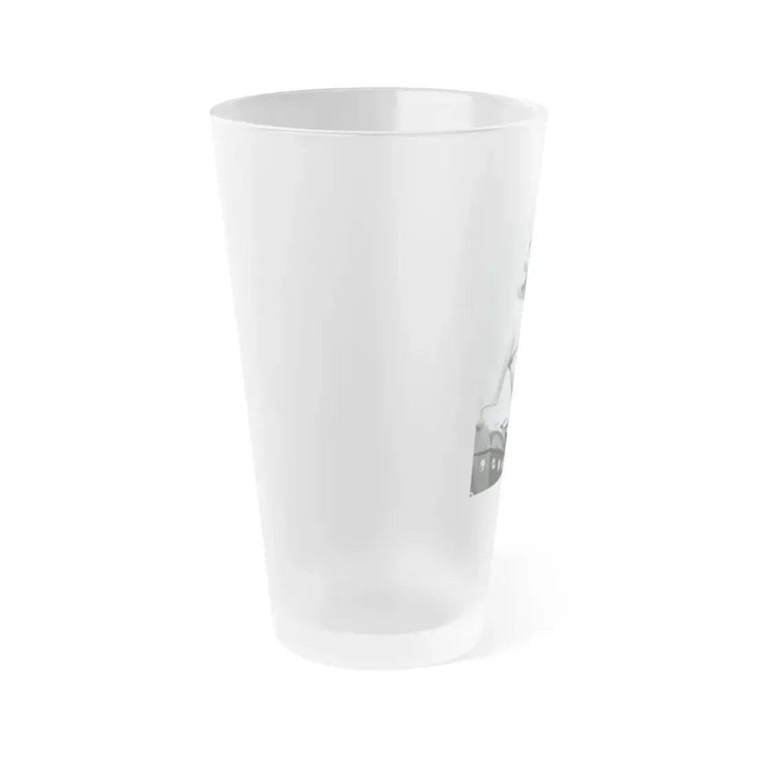 Joi Lansing #196 (Vintage Female Icon) Frosted Pint Glass 16oz - Go Mug Yourself