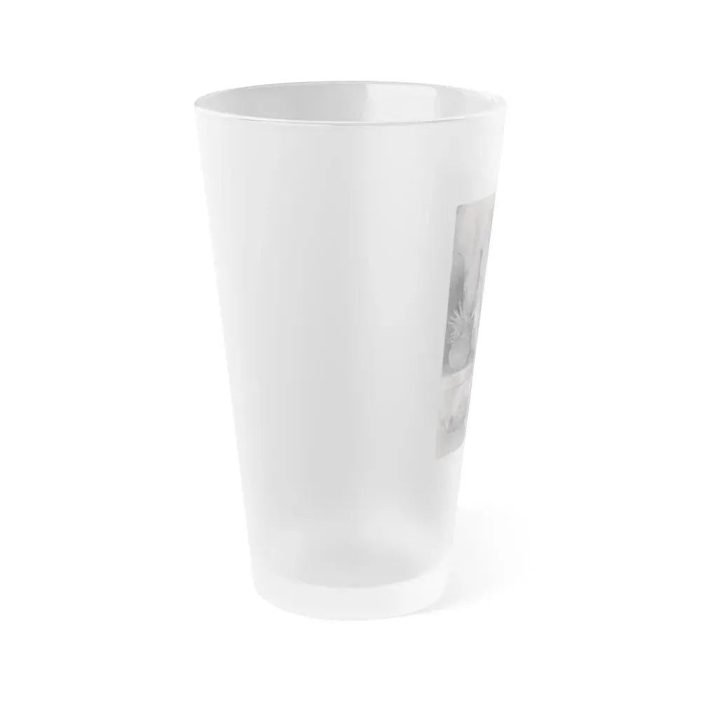 Joi Lansing #222 (Vintage Female Icon) Frosted Pint Glass 16oz - Go Mug Yourself