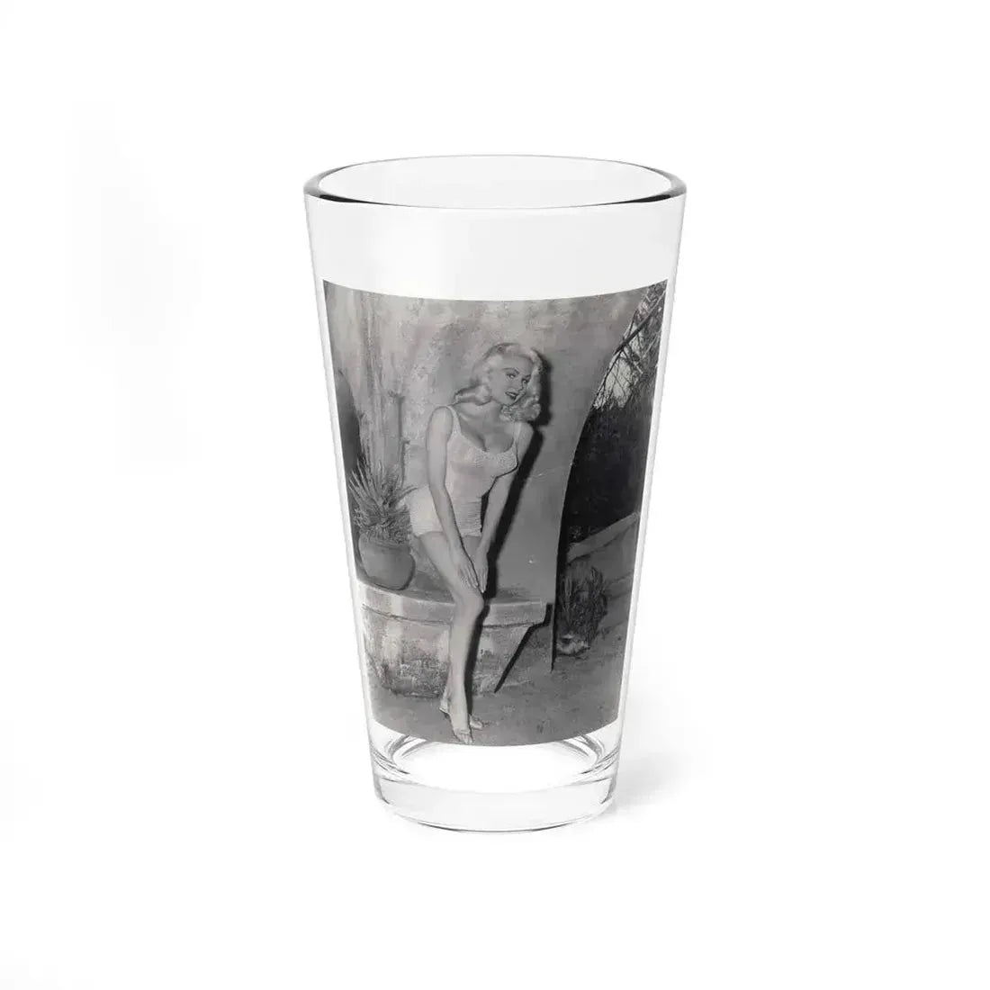 Joi Lansing #222 (Vintage Female Icon) Pint Glass 16oz 16oz - Go Mug Yourself