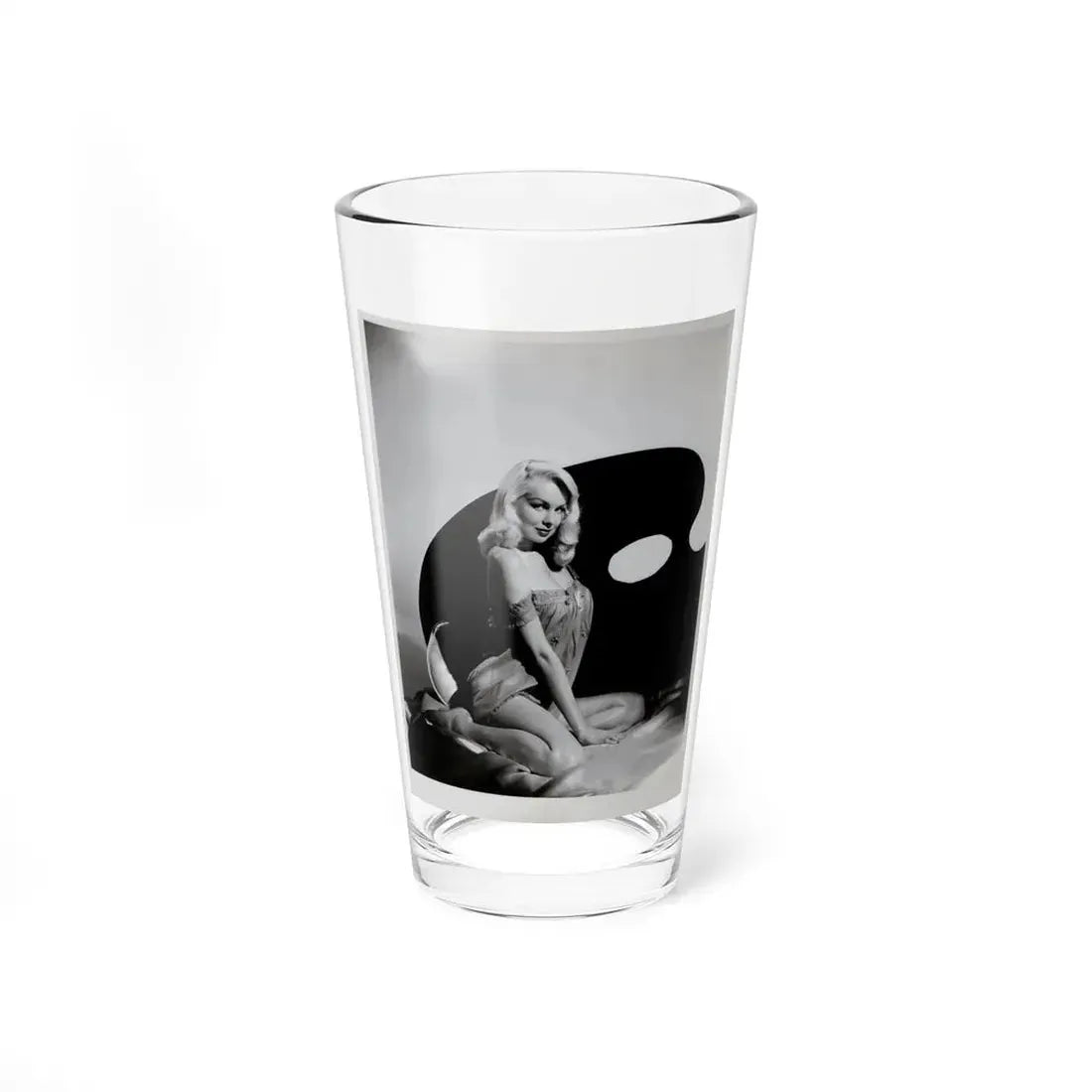 Joi Lansing #28 (Vintage Female Icon) Pint Glass 16oz 16oz - Go Mug Yourself