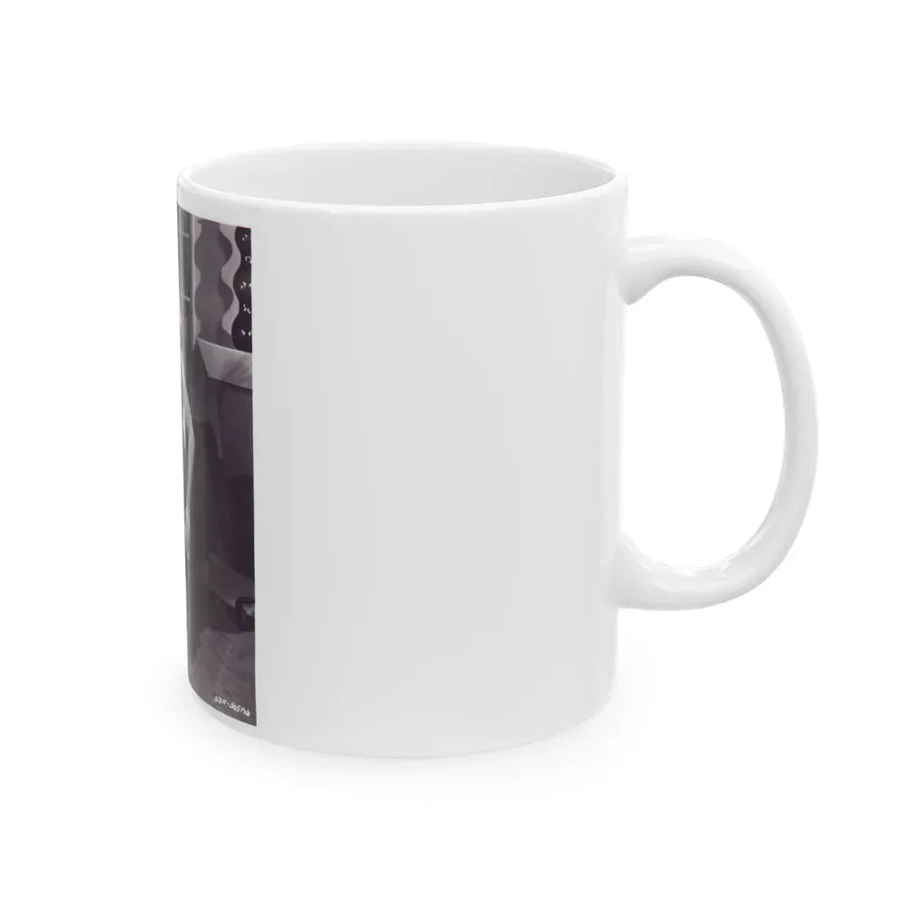 Joi Lansing #30 (Vintage Female Icon) White Coffee Mug - Go Mug Yourself