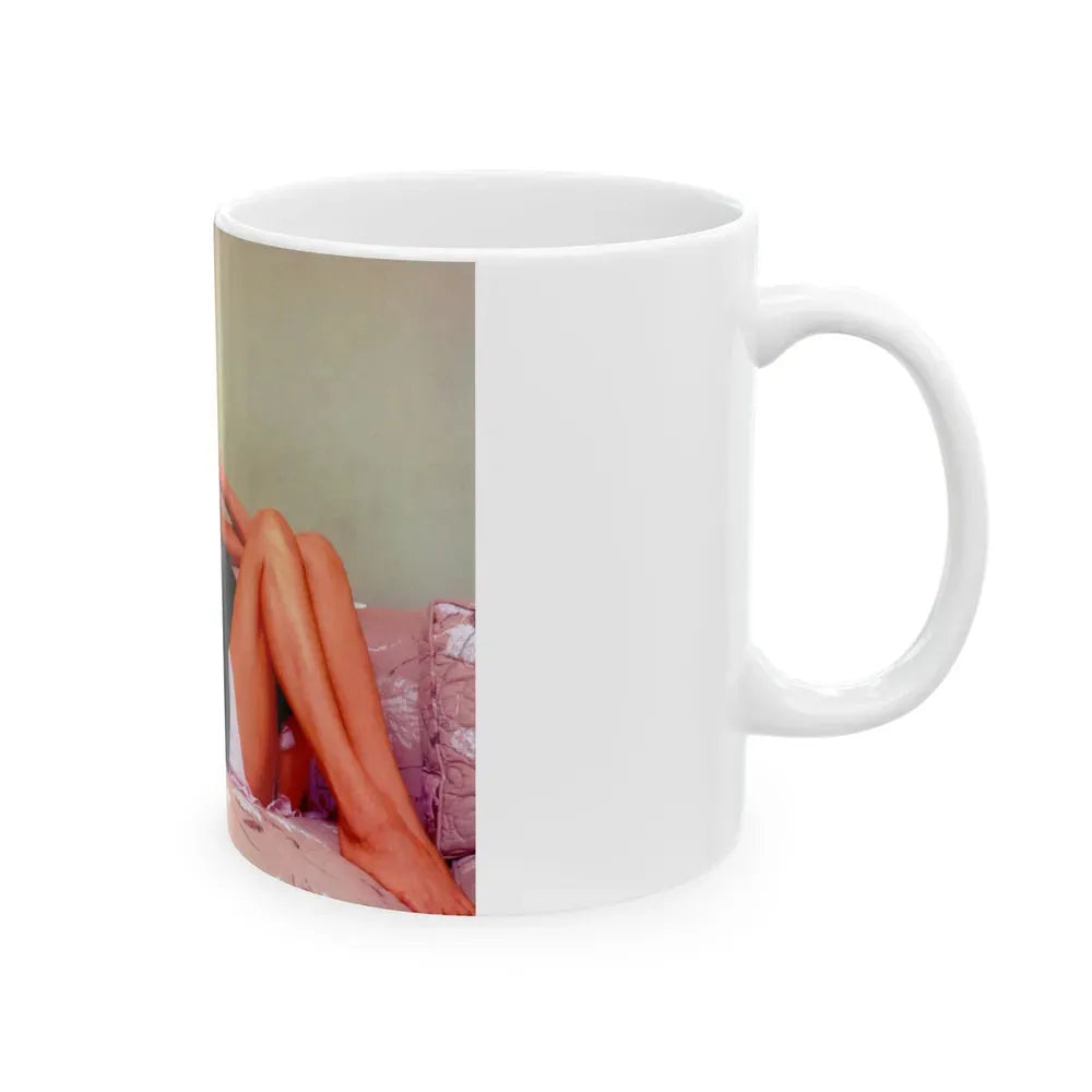 Joi Lansing #58 (Vintage Female Icon) White Coffee Mug - Go Mug Yourself