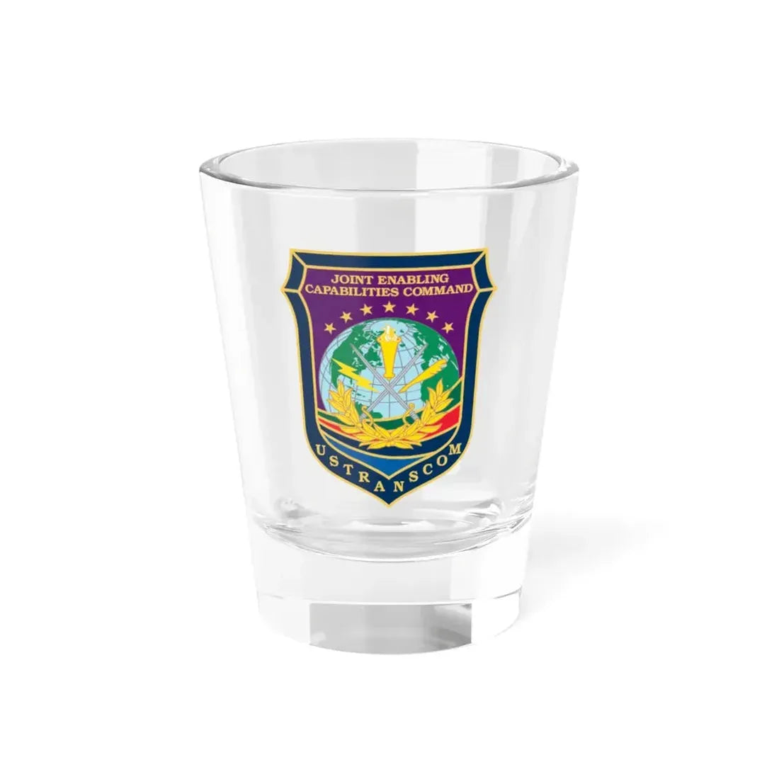 Joint Enabling Capabilities Command USTRANSCOM (U.S. Navy) Shot Glass 1.5oz 1.5oz - Go Mug Yourself