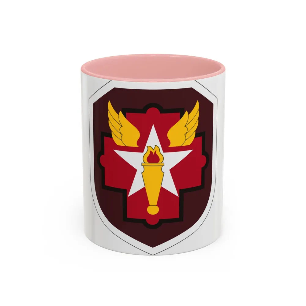 Joint Military Medical Command US (U.S. Army) Accent Coffee Mug 11oz Pink - Go Mug Yourself