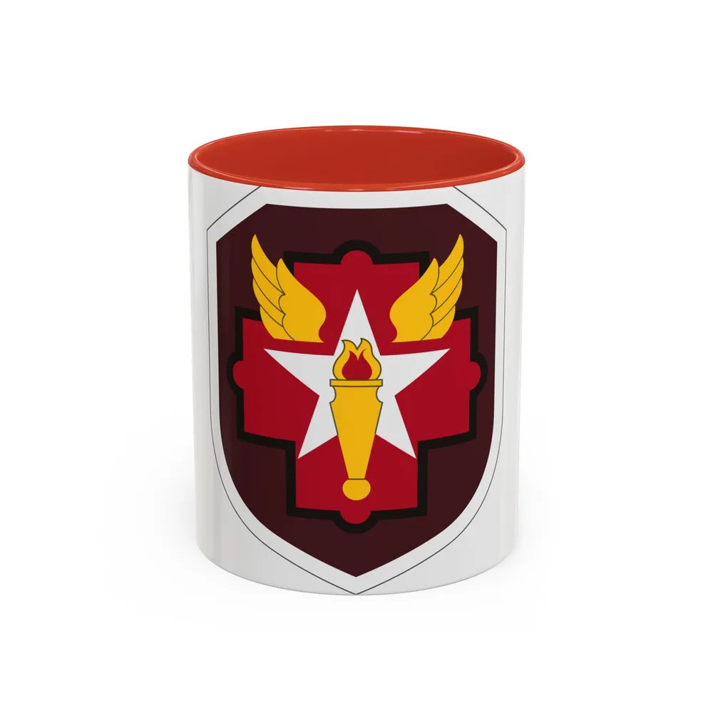 Joint Military Medical Command US (U.S. Army) Accent Coffee Mug 11oz Red - Go Mug Yourself