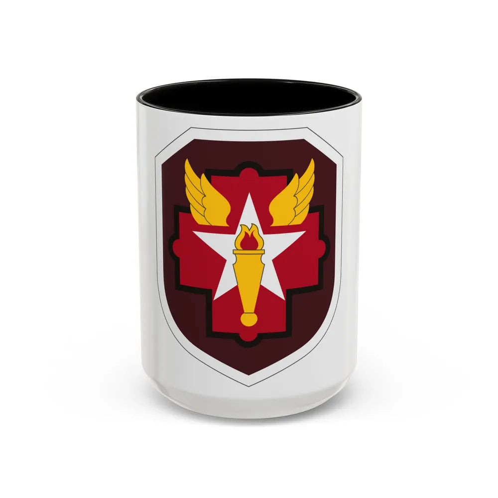 Joint Military Medical Command US (U.S. Army) Accent Coffee Mug 15oz Black - Go Mug Yourself