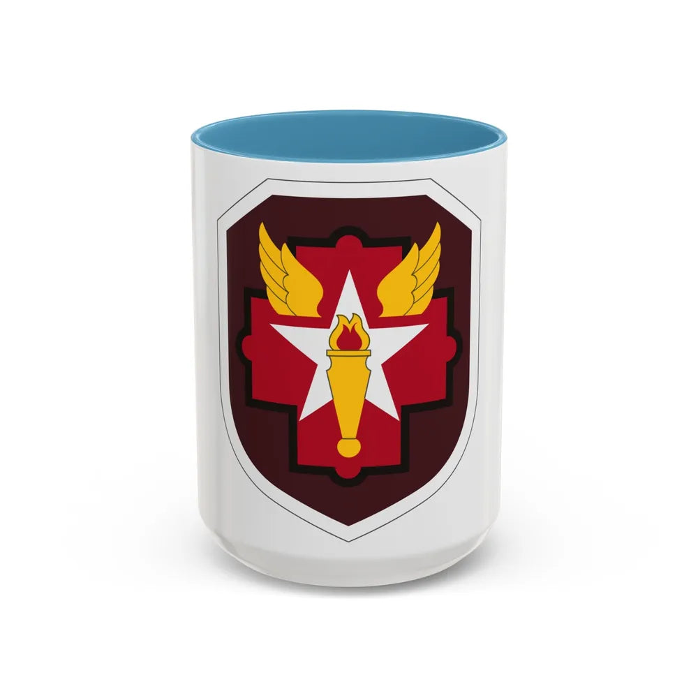 Joint Military Medical Command US (U.S. Army) Accent Coffee Mug 15oz Light Blue - Go Mug Yourself