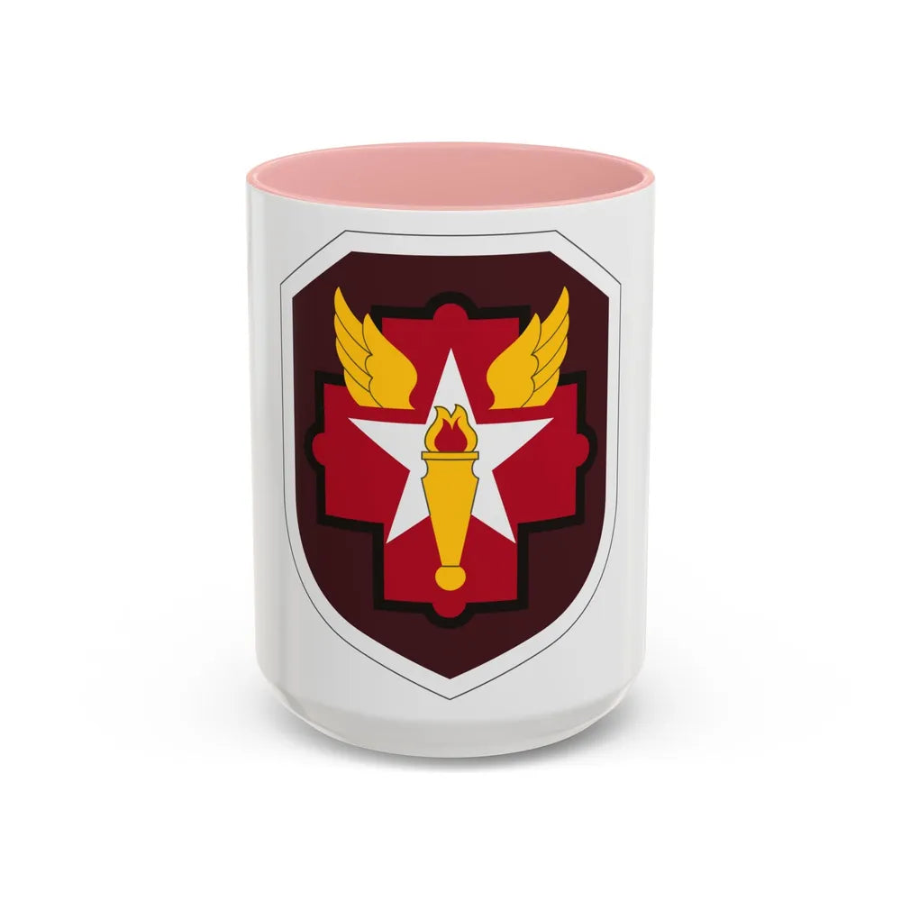 Joint Military Medical Command US (U.S. Army) Accent Coffee Mug 15oz Pink - Go Mug Yourself