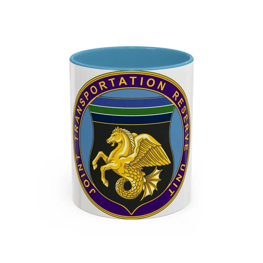 Joint Transportation Reserve Unit (U.S. Army) Accent Coffee Mug 11oz Light Blue - Go Mug Yourself