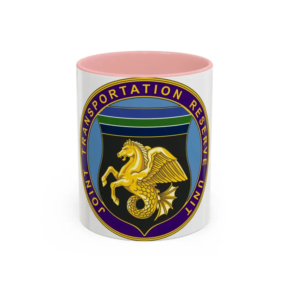 Joint Transportation Reserve Unit (U.S. Army) Accent Coffee Mug 11oz Pink - Go Mug Yourself