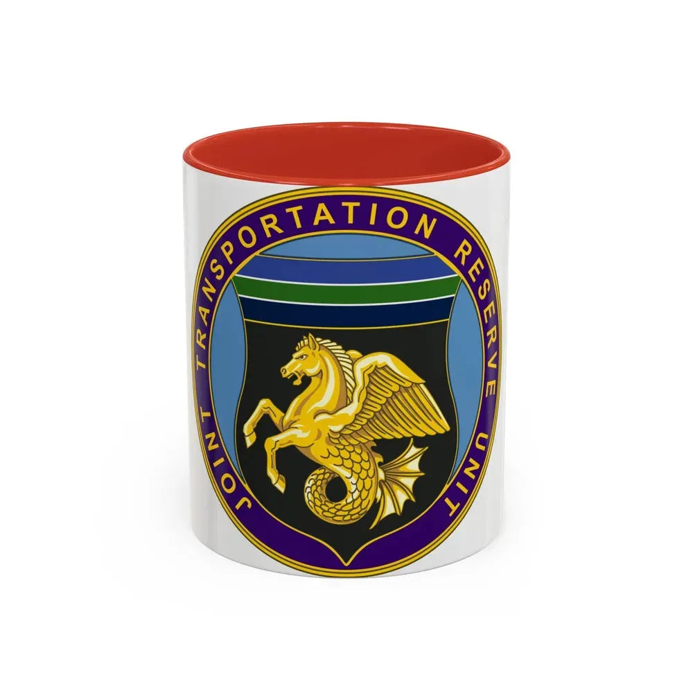 Joint Transportation Reserve Unit (U.S. Army) Accent Coffee Mug 11oz Red - Go Mug Yourself