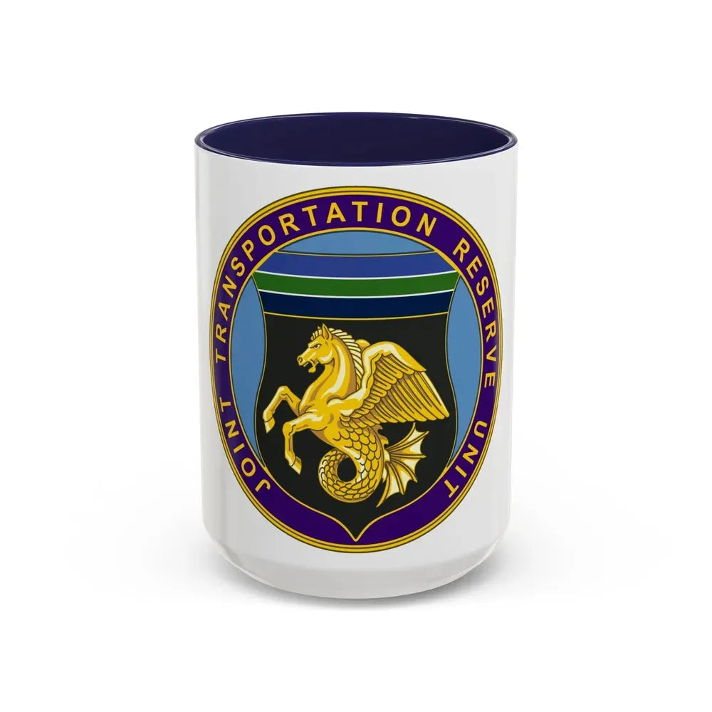 Joint Transportation Reserve Unit (U.S. Army) Accent Coffee Mug 15oz Navy - Go Mug Yourself