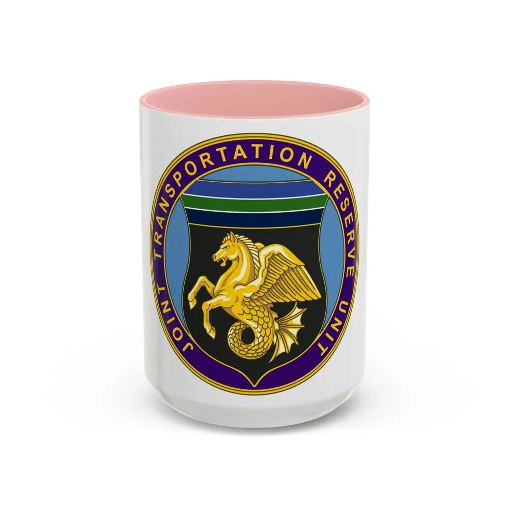 Joint Transportation Reserve Unit (U.S. Army) Accent Coffee Mug 15oz Pink - Go Mug Yourself