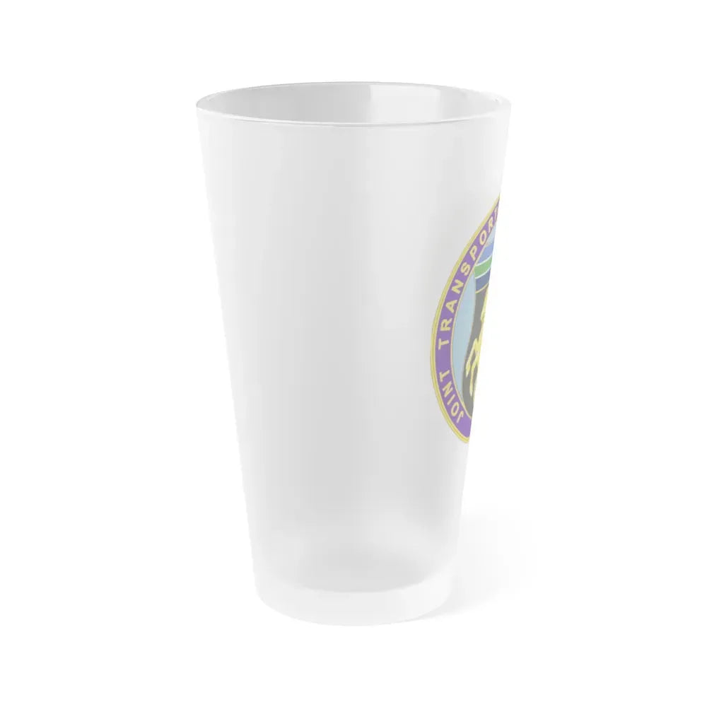 Joint Transportation Reserve Unit (U.S. Army) Frosted Pint Glass 16oz - Go Mug Yourself