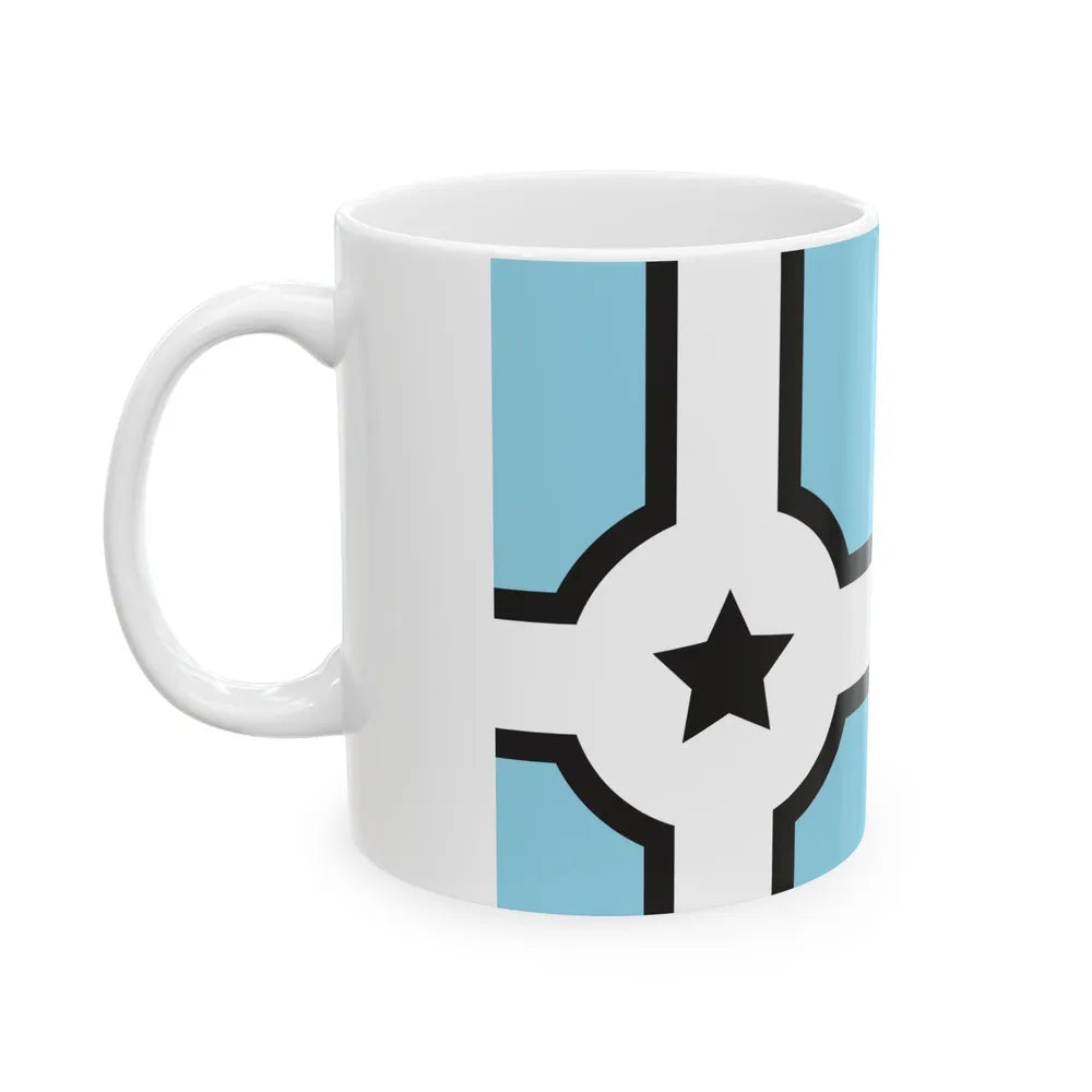Joplin Missouri Crossroads flag proposal (United States) White Coffee Mug - Go Mug Yourself