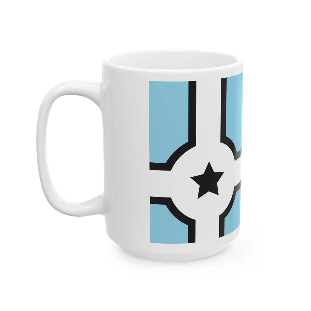 Joplin Missouri Crossroads flag proposal (United States) White Coffee Mug - Go Mug Yourself