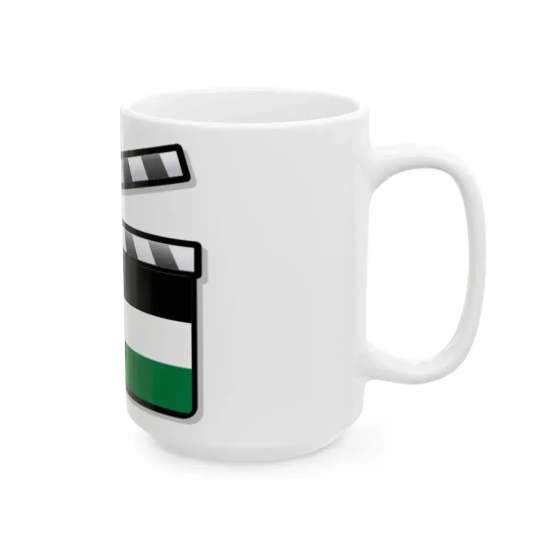Jordan film clapperboard (Jordan) White Coffee Mug - Go Mug Yourself