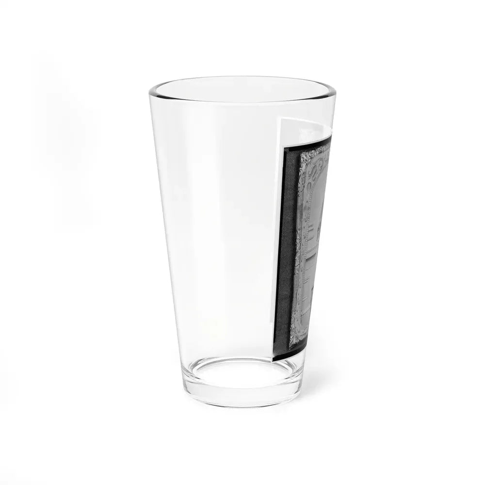 Josua P. Graffam, Sgt., 1st D.C. & 1st Maine Cavalry, Co. B., U.S.A., Full-Length Portrait, Facing Front (U.S. Civil War) Pint Glass 16oz - Go Mug Yourself