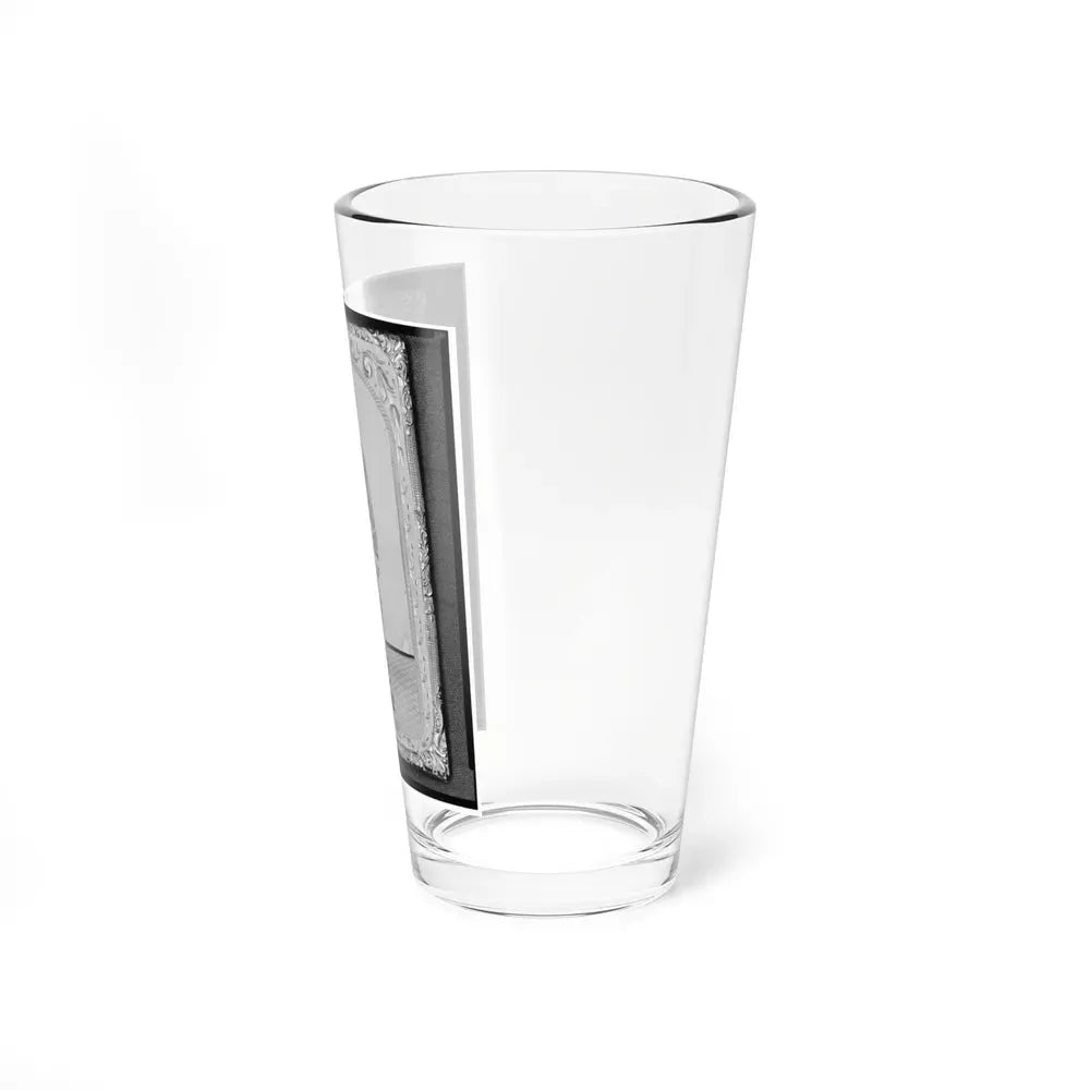 Josua P. Graffam, Sgt., 1st D.C. & 1st Maine Cavalry, Co. B., U.S.A., Full-Length Portrait, Facing Front (U.S. Civil War) Pint Glass 16oz - Go Mug Yourself