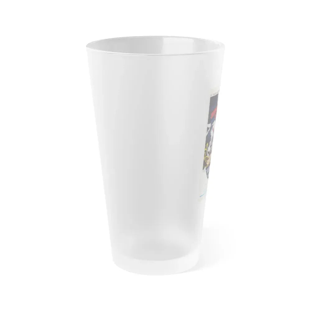 JOURNEY TO THE CENTER OF THE EARTH 1959 Movie Poster - Frosted Pint Glass 16oz - Go Mug Yourself
