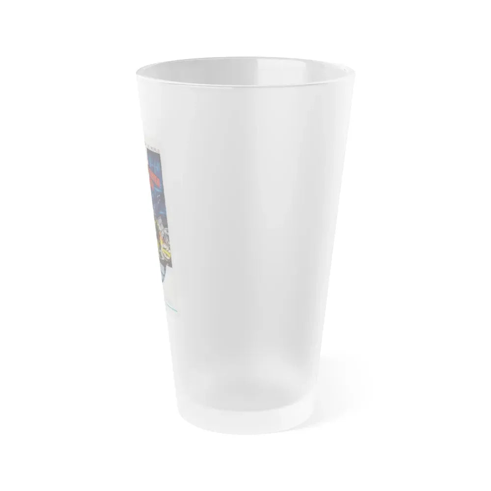 JOURNEY TO THE CENTER OF THE EARTH 1959 Movie Poster - Frosted Pint Glass 16oz - Go Mug Yourself