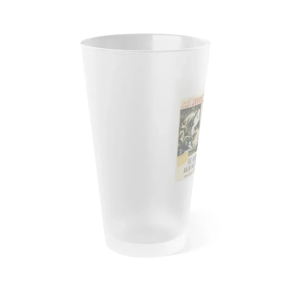 JOURNEY TO THE CENTER OF THE EARTH (2) 1959 Movie Poster - Frosted Pint Glass 16oz - Go Mug Yourself