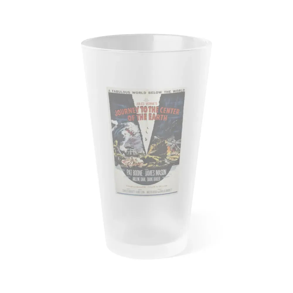 JOURNEY TO THE CENTER OF THE EARTH (3) 1959 Movie Poster - Frosted Pint Glass 16oz 16oz Frosted - Go Mug Yourself