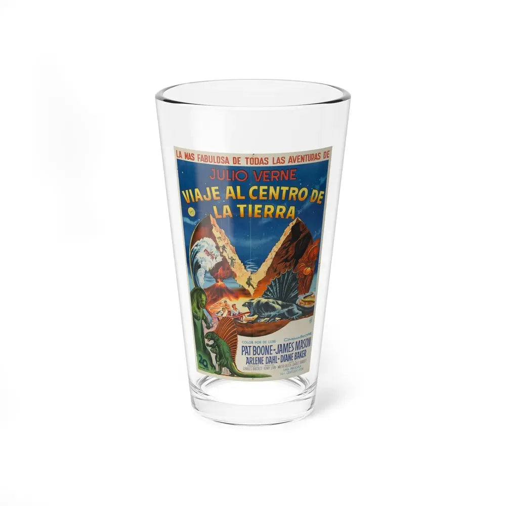 JOURNEY TO THE CENTER OF THE EARTH (MEXICAN) 1959 Movie Poster - Pint Glass 16oz 16oz - Go Mug Yourself