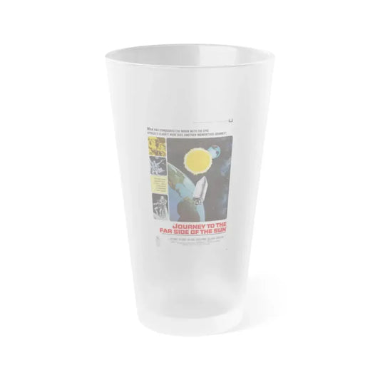 JOURNEY TO THE FAR SIDE OF THE SUN 1969 Movie Poster - Frosted Pint Glass 16oz 16oz Frosted - Go Mug Yourself