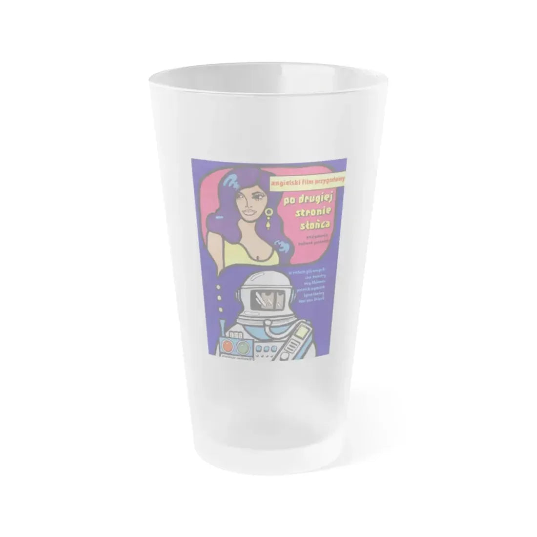 JOURNEY TO THE FAR SIDE OF THE SUN (POLISH) 1969 Movie Poster - Frosted Pint Glass 16oz 16oz Frosted - Go Mug Yourself
